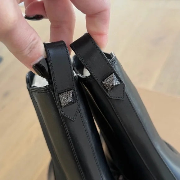 Christian Louboutin St Emilia Pyraclou studded leather Chelsea boots - Picture 9 of 15